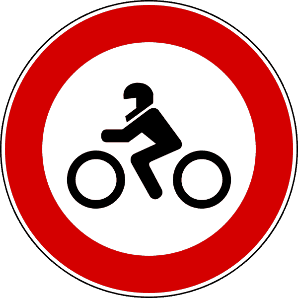 il segnale divieto di transito vale per le biciclette